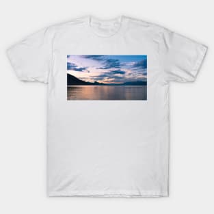 Okanagan Lake Summer Evening Sunset View T-Shirt